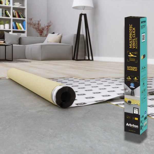 Trittschalldämmung Vinyl - Multiprotec Vinyl Click Acoustic - 2.2 mm - Vinyl Unterlage