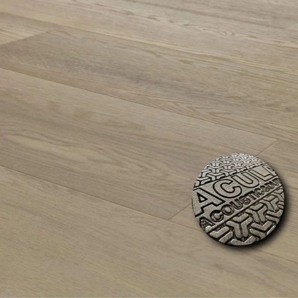 Vinylboden mit Trittschalldämmung Eiche Cashmere – 5.3mm/0.55mm – Klick Vinyl