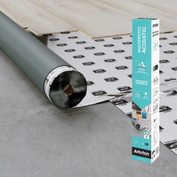 Trittschalldämmung Laminat - Multiprotec Acoustic 3in1 - 2 mm - Laminat Unterlage