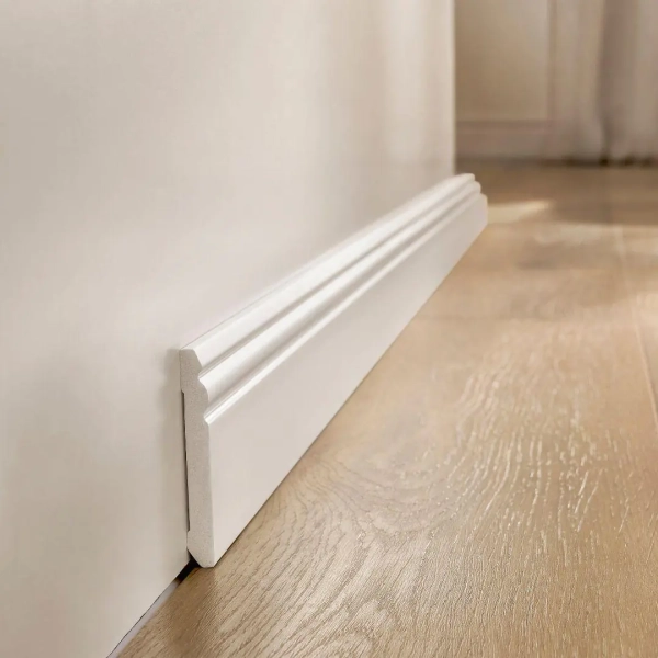 Sockelleiste - Arbiton STIQ S820 weiß - 80 mm - Hamburger Fußleiste