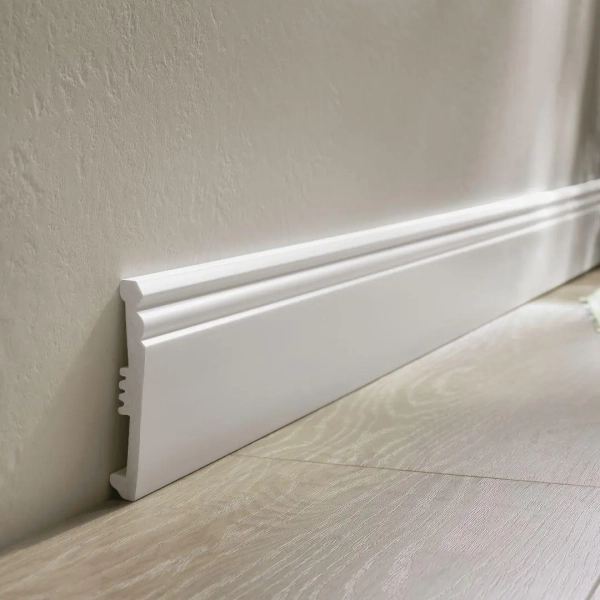 Sockelleiste - Arbiton STIQ STX820 weiß - 80 mm - Hamburger Fußleiste
