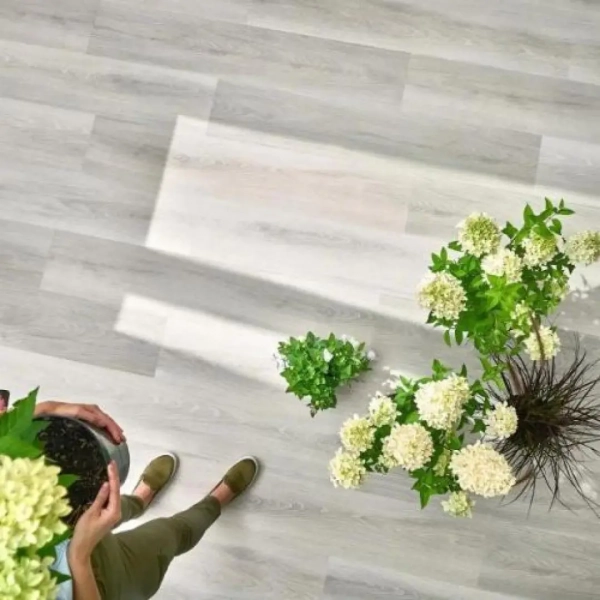 Klebevinyl - Graue Eiche Whitecreek - 2.5mm/0.55mm - Vinylboden Holzoptik