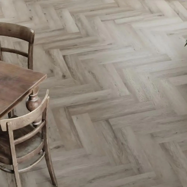 Fischgräten Vinyl - Herringbone Eiche Schottische - 4.5mm/0.55mm - Klick Vinyl