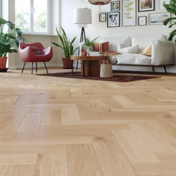 Fischgräten Vinyl - Herringbone Eiche Wembley (DA159 2.5mm/0.55mm - Klebevinyl