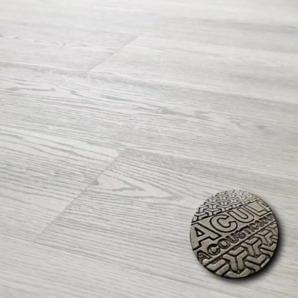 Vinylboden mit Trittschalldämmung Eiche Whitecreek – 5.3mm/0.55mm – Klick Vinyl
