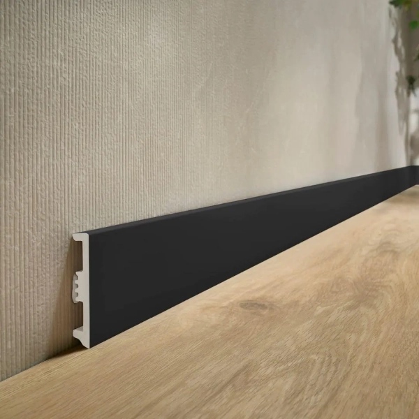 Sockelleiste - Arbiton STIQ XL ST810 schwarz - 80 mm - Fußleiste