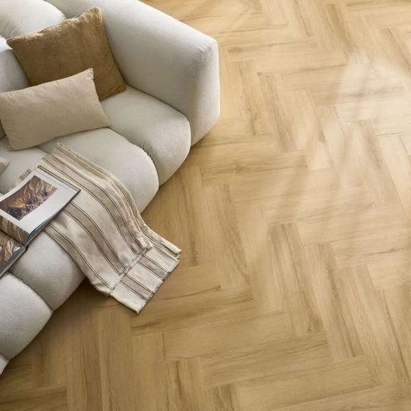 Fischgräten Vinyl - Herringbone Eiche Princeton (DAS 228) 2.5mm/0.55mm - Klebevinyl
