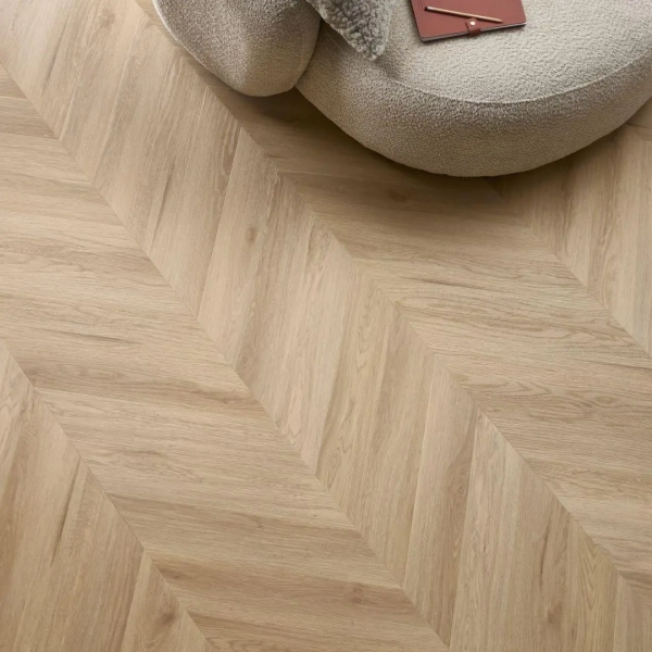 Vinyl Parkett - Chevron - Eiche Harlow (CLC 158) 5mm/0.55mm - Fischgräten Vinyl