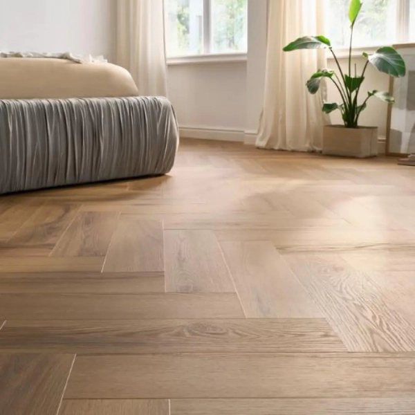 Fischgräten Vinyl - Herringbone EIR Acoustic Eiche Rochester (CASA 229) 6.3mm/0.55mm - Klick Vinyl mit Trittschalldämmung