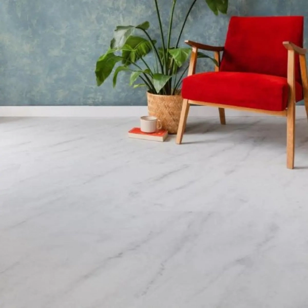 Klick Vinyl mit Trittschalldämmung Fliesenoptik - XXL - Lello Bone - 91,4 x 45,7 cm - Vinylboden Marmoroptik