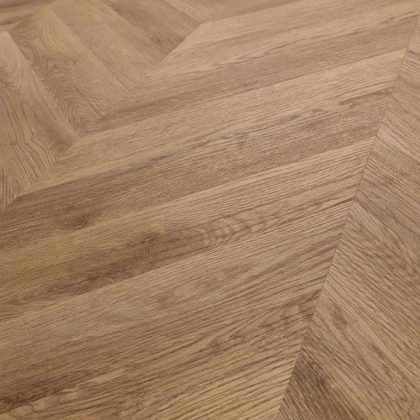 Vinyl Parkett - Chevron - Eiche Garda (CLC 42702) 5mm/0.55mm - Fischgräten Vinyl