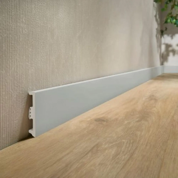 Sockelleiste - Arbiton STIQ XL ST810 80 mm - Fußleiste hellgrau