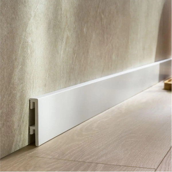 Fußleiste - Arbiton FORTINO 80 mm - Sockelleiste weiß