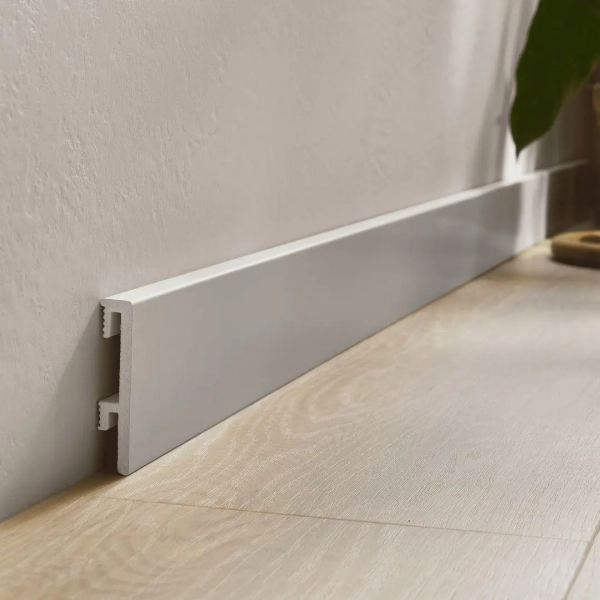 Sockelleiste - Arbiton FORTINO 80 mm - Fußleiste hellgrau