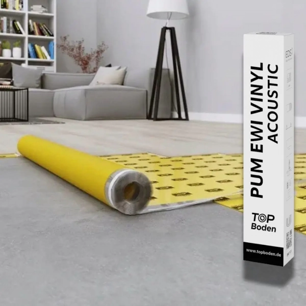 Ewifoam Vinclic Acoustic 2,2 mm – Trittschalldämmung mit Dampfsperre – ideal für Vinylboden