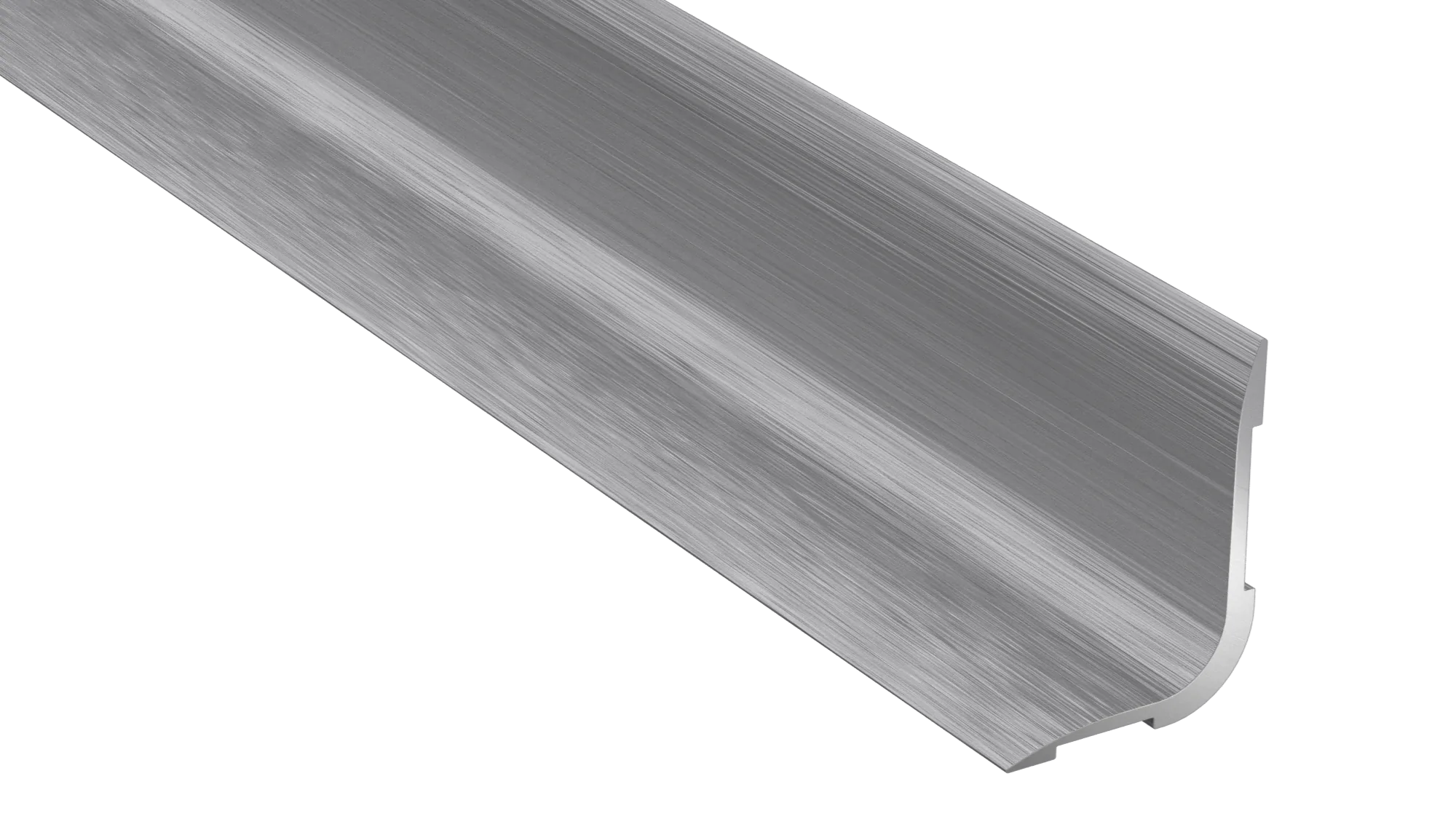 Übergangsprofil Arbiton PRO L - Gebürstetes Titan B3 - 15/20 mm x 186 cm - Winkelprofil