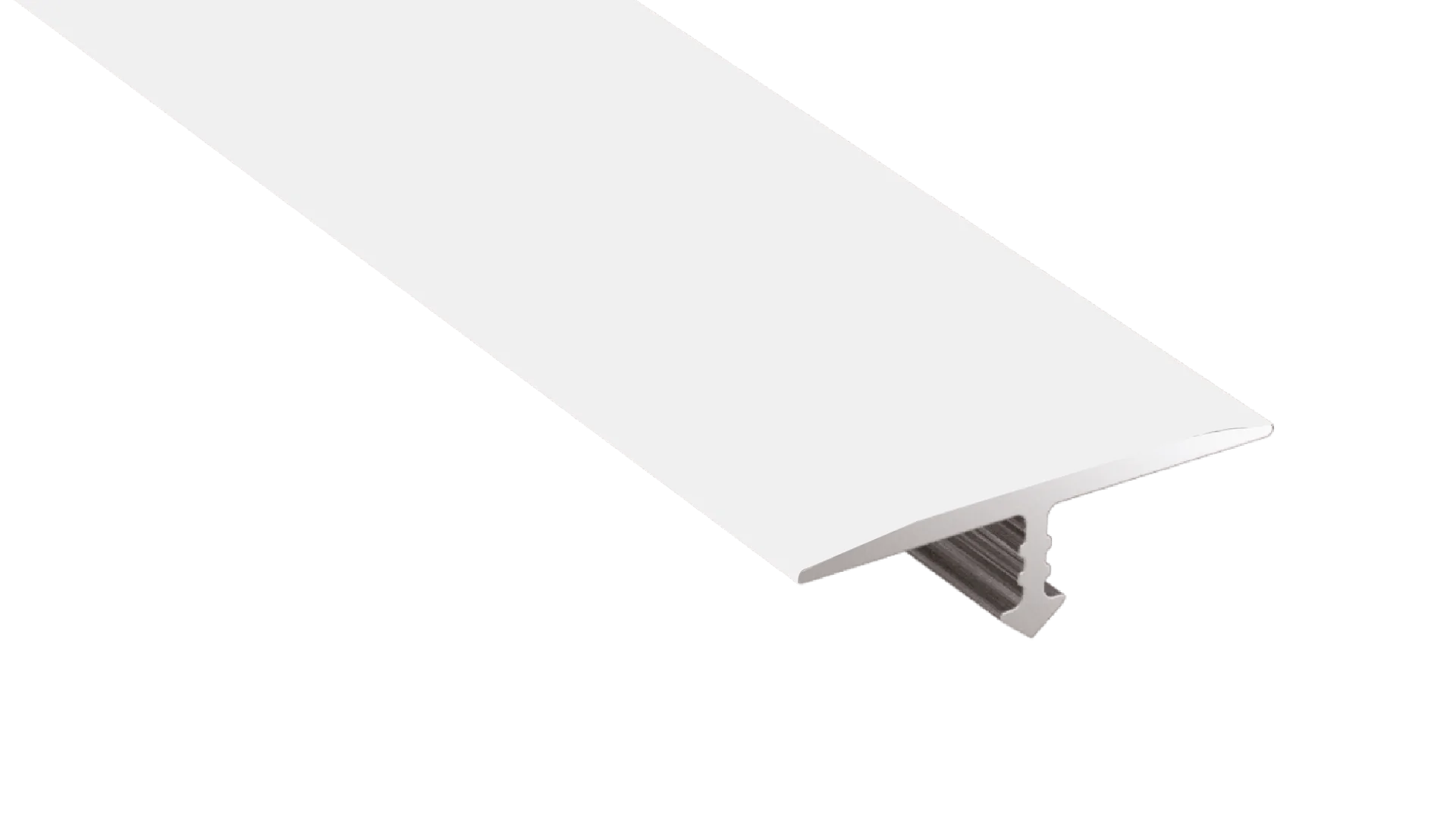 Übergangsprofil Arbiton CS22 - Weiße Matte CS40 - 22 mm x 186 cm - Übergangsleiste Boden