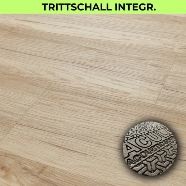 Klick Vinyl mit integrierter Trittschalldämmung TopBoden
