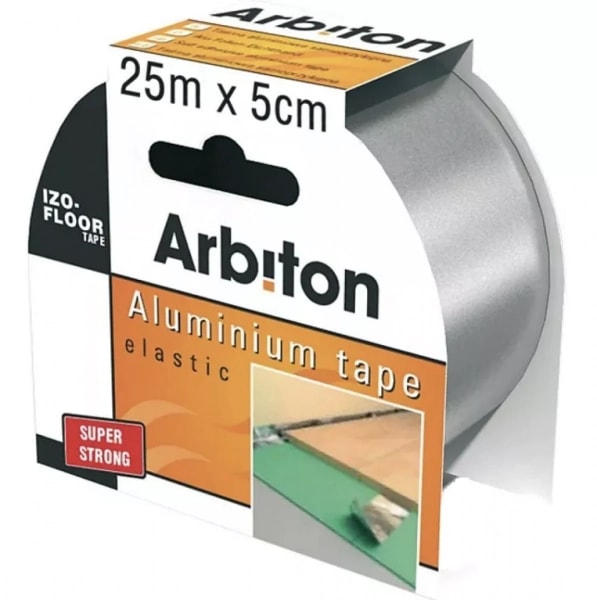 Alu Klebeband - 25 m x 50 mm | für Trittschalldämmung 