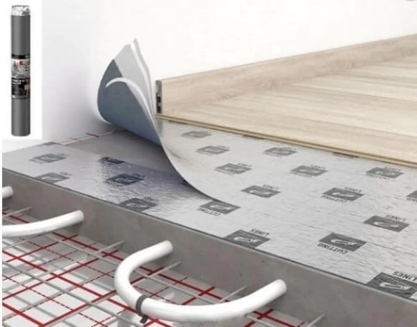Trittschalldämmung Laminat - Optima Expert Aquastop 3in1 - 2 mm - Laminat Unterlage