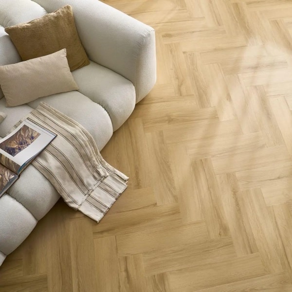 Fischgräten Vinyl - Herringbone Eiche Princeton (CAS 228) 5mm/0.55mm - Klick Vinyl