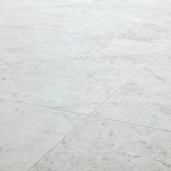 Klick Vinyl Fliesenoptik - XXL - Braga Silber - 91,4 x 45,7 cm - Vinylboden Granitoptik