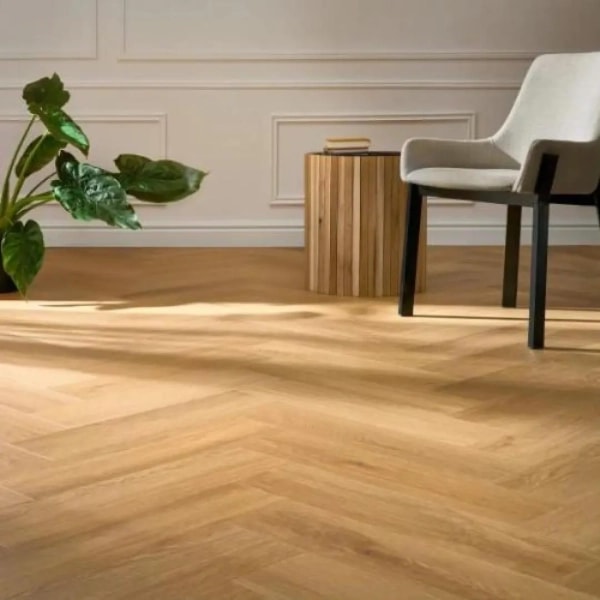 Fischgräten Vinyl - Herringbone Eiche Menor - 5mm/0.55mm - Klick Vinyl