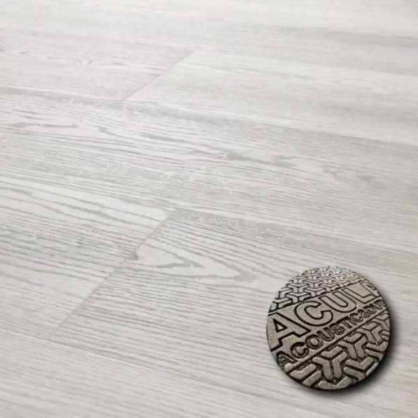 Vinylboden mit Trittschalldämmung Eiche Whitecreek – 5.3mm/0.55mm – Klick Vinyl