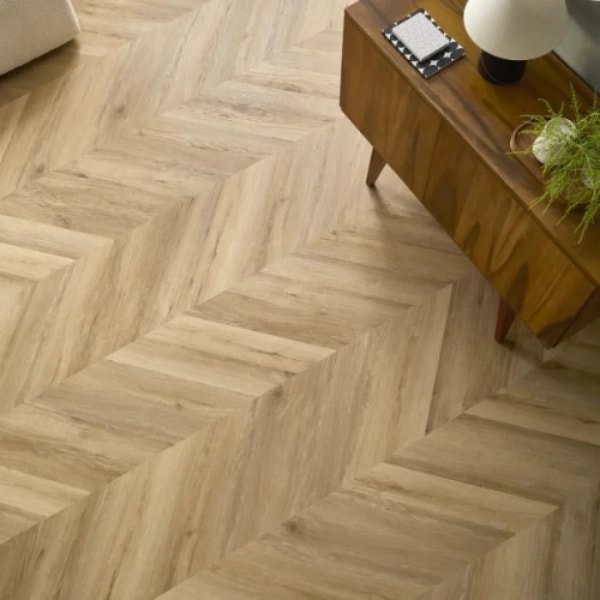 Vinyl Parkett - Chevron - Eiche Tucson (CLC 41592) 4.5mm/0.3mm - Fischgräten Vinyl