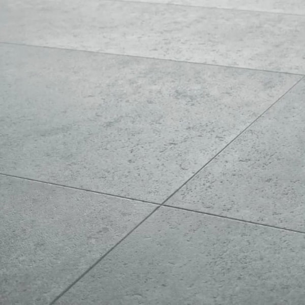 Klick Vinyl Fliesenoptik - XXL - Beton Ninaventura Grau - 91,4 x 45,7 cm - Vinylboden Betonoptik