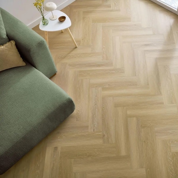 Fischgräten Vinyl - Herringbone Eiche Johannes (DAS 222) 2.5mm/0.55mm - Klebevinyl