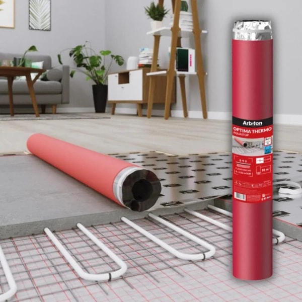 Trittschalldämmung Laminat - Optima Thermo Aquastop 3in1 - 1.5 mm - Laminat Unterlage