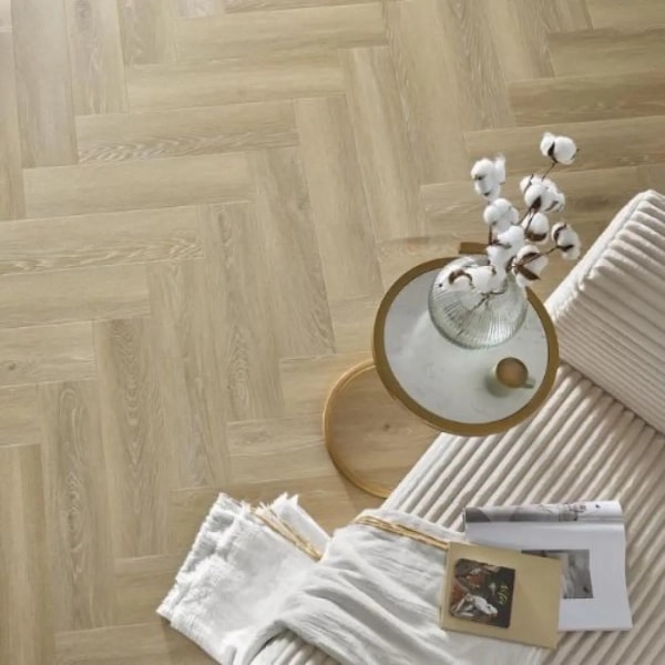 Fischgräten Vinyl - Herringbone Eiche Deventer (DAS 236) 2.5mm/0.55mm - Klebevinyl