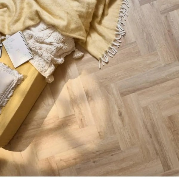 Fischgräten Vinyl - Herringbone Eiche Windsor (DA 184) 2.5mm/0.55mm - Klebevinyl