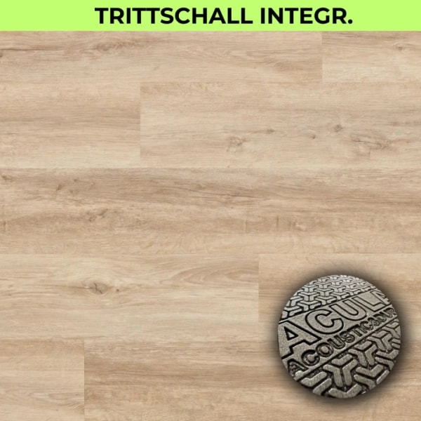 Klick Vinyl mit integrierter Trittschalldämmung TopBoden