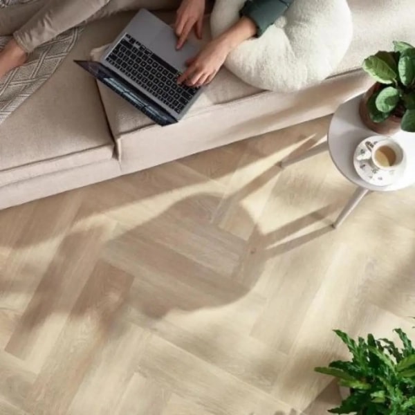 Fischgräten Vinyl - Herringbone Eiche Dearwood (DA 187) 2.5mm/0.55mm - Klebevinyl