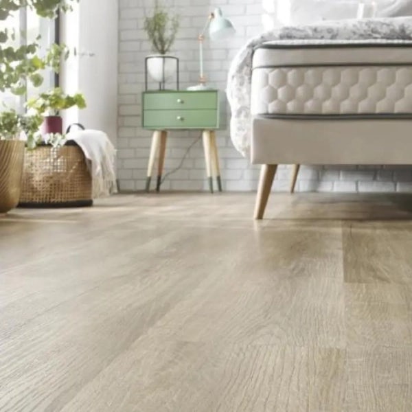 Vinylboden in Holzoptik: Eiche Leonard (Holz Grau) - 4.5mm