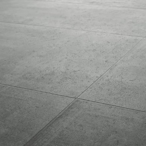 Klick Vinyl Fliesenoptik - XXL - Beton Amadora Graphit - 91,4 x 45,7 cm - Vinylboden Betonoptik
