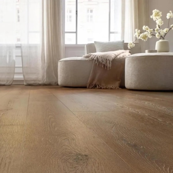 Vinylboden Klick - Rigid Vinyl - Eiche Mocca - 5mm/0.55mm - Vinyl Outlet