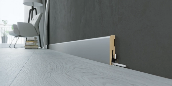 %SALE% - MDF Sockelleiste lackiert GRAU RAL 7006 - VERKAUF