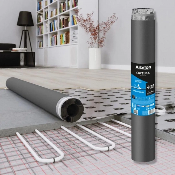 Trittschalldämmung Laminat - Arbiton Optima Aquastop - 2 mm - Laminat Unterlage