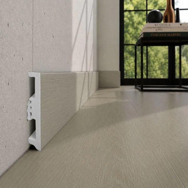 Fußleiste - Arbiton STIQ XL WOOD 80 mm - Eiche Nice 130 - Sockelleiste Holzoptik