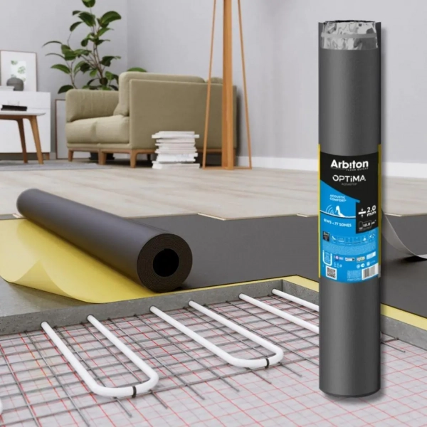 Trittschalldämmung Vinyl - Afirmax Optimus SPC&VINYL - 1 mm - Vinylboden Unterlage