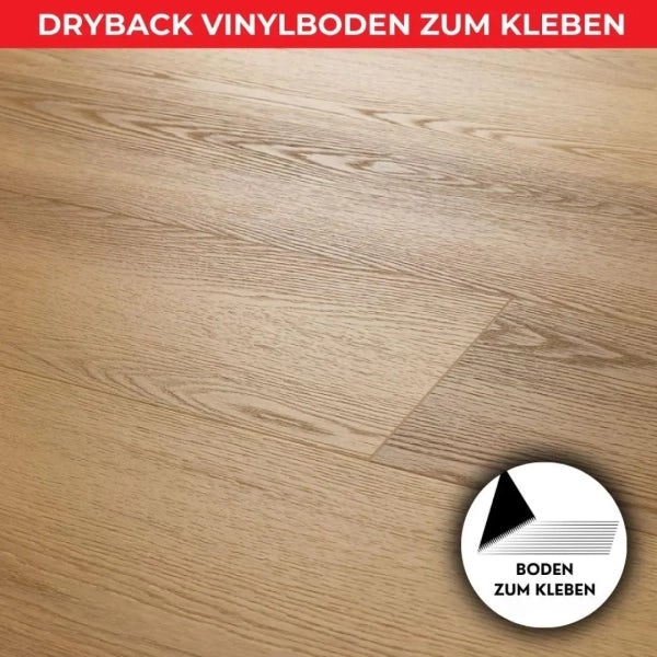 Vinylboden zum Kleben - FLEX Eiche - 2,5mm/0,55mm