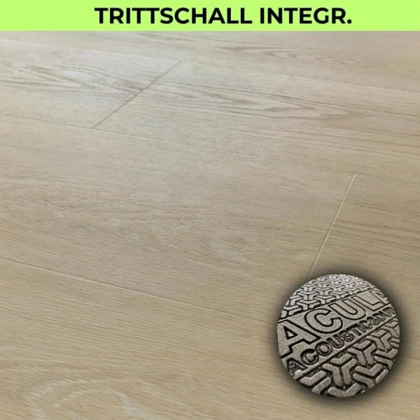 MATTARI Eiche Vinylboden mit Integrierter Trittschalldämmung - 6.3mm