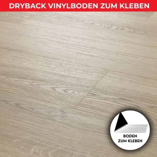  Vinylboden zum Kleben - BRILL Eiche - 2,5mm/0,55mm