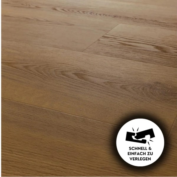 Klick Vinylboden - Rigid Vinyl - MOCCA Eiche  - 5mm/0.55mm | Ausverkauf
