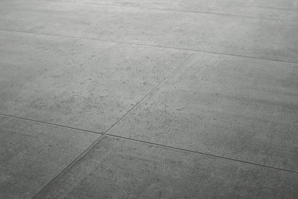 Klick Vinyl Fliesenoptik - XXL - Beton Amadora Graphit - 91,4 x 45,7 cm - Vinylboden Betonoptik