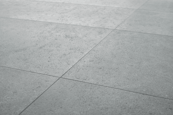 Klick Vinyl Fliesenoptik - XXL - Beton Ninaventura Grau - 91,4 x 45,7 cm - Vinylboden Betonoptik